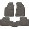PROPOSTEONLINE Set Tappetini realizzato per FIAT PUNTO EVO anno dal 2009 al 2013 in Moquette tessuto di velluto Made in Italy in Colore GRIGIO