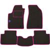 PROPOSTEONLINE Set Tappetini realizzato per RENAULT CLIO SPORTER anno dal 2013 al 2019 in Moquette alta qualità con battitacco GRIGI +Logo +B.