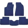 PROPOSTEONLINE Set Tappetini realizzato per SUBARU FORESTER anno dal 1997 al 2002 in Moquette lavabile Colore AZZURRO +Tappeto per Bagagliaio