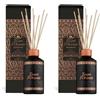 Tesori d'Oriente - Diffusore Hammam, Profumatore per Ambienti con Bastoncini, con Oli Essenziali dalle Note di Gelsomino e Fiori d'Arancio, Deodorante Casa, 200ml (Confezione da 2)