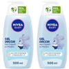 NIVEA BABY Gel Doccia dai Capelli ai Piedini 500ml, Bagnoschiuma bambini per pelle e capelli morbidi e puliti, Bagnoschiuma neonato con protezione no lacrime, Shampoo bambini idratante ed emolliente