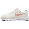NIKE Tanjun Go (GS), Sneaker, Summit White/Red Stardust-Red STARD, 38 EU
