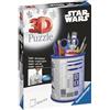 Ravensburger Puzzle 54 pz Portapenne R2D2 Star Wars 6a+ (7,7x9,5cm) 3D 11554
