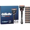 Gillette ProGlide Rasoio Da Uomo, 1 Rasoio Gillette, 10 Lamette Di Ricambio Per Rasoio Gillette ProGlide, Progettato Per Una Rasatura Profonda, Con Striscia Lubrificante