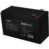Njoy Batteria Ricaricabile Ermetica 12V 9A AGM VRLA per UPS Centrale Allarme Bici