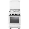 De'Longhi DE LONGHI DMW64LSG CUCINA 60CM 4FUOCHI FORNO MULTIFUNZIONE IDROCLEAN BIANCO A