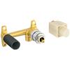 GROHE Corpo Incasso per Miscelatori Monocomando per Lavabo 2 Fori A Parete, Cromo 23200000
