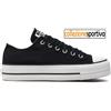 Converse SCARPE CONVERSE CHUCK TAYLOR ALL STAR PLATFORM CANVAS - 560250C col. nero/bianco