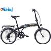 Discovery Denver Bicicletta Pieghevole, Nero Opaco, Unisex, 20