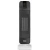 De'Longhi HFX65V20 WHGY Termoventilatore Ceramico a Torre, Bianco/Grigio, Plasti