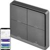 EMOS GoSmart - Interruttore per scenari portatile Smart Home con indicatore LED e app - ZigBee - funzionamento a batteria - 4 pulsanti, 12 scene - controlla un numero illimitato di dispositivi