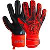 Reusch Guanti da portiere per uomo e adulti|ottima presa, stabilità e vestibilità perfetta|traspiranti|per allenamenti e partite|erba sintetica ed erba naturale|Taglie 7,5-12 | Attrakt Freegel Silver