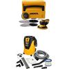 Mirka DEROS II 5650 Levigatrice eccentrica con aspirazione centrale con cassetta per abrasivi a strappo Ø 125 e 150mm / orbita 5.0mm + Mirka aspirapolvere industriale a umido e a secco 25 litri