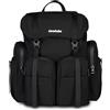Invicta Zaino Tempo Libero Monviso X, Nero, Monoscomparto Con Tasca PC 14, Tasca Borraccia e Fondo Rinforzato, Zaino Capiente 29 L Per Tempo Libero e Viaggi, Per Uomo e Donna