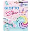 Giotto Candy Collection Tempera 21ml x 6 Tubi con Mini Pennello e Matita