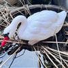 Swan Decoy Garden Statue Lake Yard Pool Lawn Lawn Gate Decorazione