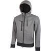 U-POWER DON'T WORRY... BE HAPPY! U-Power - Sweat-Shirt zippé Gris Stretch Tasty L Gris