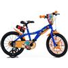 Dino Bikes Bicicletta da Bambino 16 Pollici Dragon Ball Ruota 4 5 6 7 anni