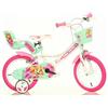 Dino Bikes Bicicletta per Bambina 14 Pollici Paw Patrol 3 4 5 6 Anni