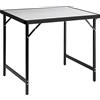 BRUNNER 0406101N Torun 2, Tavolo da Esterni con Ripiano in Alluminio e Gambe Pieghevoli in Acciaio, Compatto, Facile da Trasportare, Portata Max 30 kg