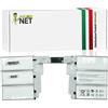 New Net Batteria compatibile con Microsoft Surface BOOK 2 15 BOOK 2 1835 11,36V