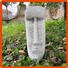 Statua da giardino per esterno interno scultura Moai in cemento pietra 40CM