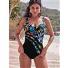 Anita Costume da Bagno Intero Donna Anita Luella Midnight Flower M5 7358 Taglie 48-60