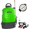 IRIS Pompa a Spalla Irroratrice Batteria Litio 12 V 8Ah + Lancia con Manometro 3,8 kg