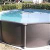 San Marco Liner Grigio Per Piscina Ovale GRE Da 500x300x120 Cm