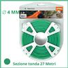 STIHL Filo per decespugliatore tagliaerba Stihl tondo da 4 mm matassa bobina 27 m