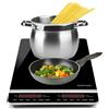 G3 Ferrari Fornello Induzione Piano Cottura Doppio 2 Piastre Verticale G3Ferrari 3500 Watt