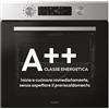 Candy CA6 N5B3EYTX 78 L Nero, Acciaio inox