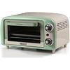 Ariete 3919 Forno Elettrico Vintage 800W, 10L Doppio vetro Retrò Verde- Rotex