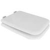 Bemis COPRIWATER PER SERIE CONCA IDEAL STANDARD BIANCO IS CERNIERE CROMATE