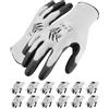 G-REX - P 07 / Guanti di montaggio protezione antitaglio/taglia 07, 12 paia/bianco/bianco/bianco/guanti di montaggio/guanti antitaglio guanti da lavoro