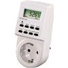 TM Electron TMUAD101 - Presa timer con programmatore digitale, programmabile 24h, batteria inclusa