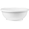Veca CIOTOLA NAXOS con sottovaso ad incastro Vaso BASSO fioriera Ø 50 cm VARI COLORI