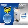 Raid Liquido Elettrico Protezione+ Antizanzare Comuni e Tigre, Inodore, Protezione Regolabile, Confezione da 1 Diffusore e 1 Ricarica 36ml, 60 Notti
