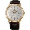 ORIENT Bambino V2 AC00003W Grigio Dorato Orologio Uomo Automatico Cinturino Pell