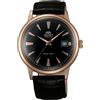 ORIENT Bambino V2 AC00001B Nero Ramato Orologio Uomo Automatico Cinturino Pelle