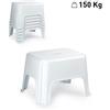 ALBERO FORTE COMPOSITE S.L. Sgabello Rinforzato Multiuso Poket Bianco 40 x 30 x 28 cm Max 150 kg