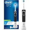 Spazzolino Elettrico Ricaricabile Braun Vitality 100 Crossaction Nero Con 1 Man