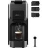 Cecotec Macchina caffè Capsula 1350W FREESTYLE Compact 4in1 Black e Gray 01851