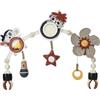 Tiny Love Sunny Stroll Arco Giochi, Clip Universale, Tiny Rockers | Gioco Educativo con Sonagli, Dalla Nascita, Clip Regolabili, Compatibile con la Maggior Parte di Passeggini, Culle e Ovetti