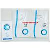 KIT 2 DUE CAMPANELLO CAMPANELLI WIRELESS SENZA FILI BATTERIA NO CITOFONO BIANCO