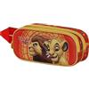 Disney Il Re Leone King-Astuccio 3D Doppio, Arancione, 22 x 9.5 cm