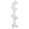 Lupia - Appendiabiti da Terra ALBERO WHITE in Legno 40x170 cm, BIANCO, 20 Ganci