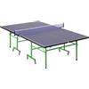 HOMCOM Tavolo da Ping Pong Pieghevole per Interni Viola e Verde