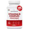 Bandini® Vitamina B Complex Ad Alto Dosaggio, 365 Compresse (+1 Anno), Vitamin B