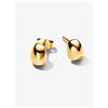 Pandora Orecchini Pandora Goccia Linea Sinuosa 263298C00 Earrings Placcatura Dorata